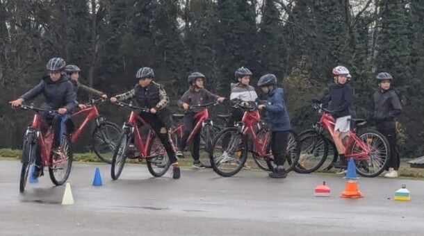 Remise de vélos | Collège Bastié de Dole